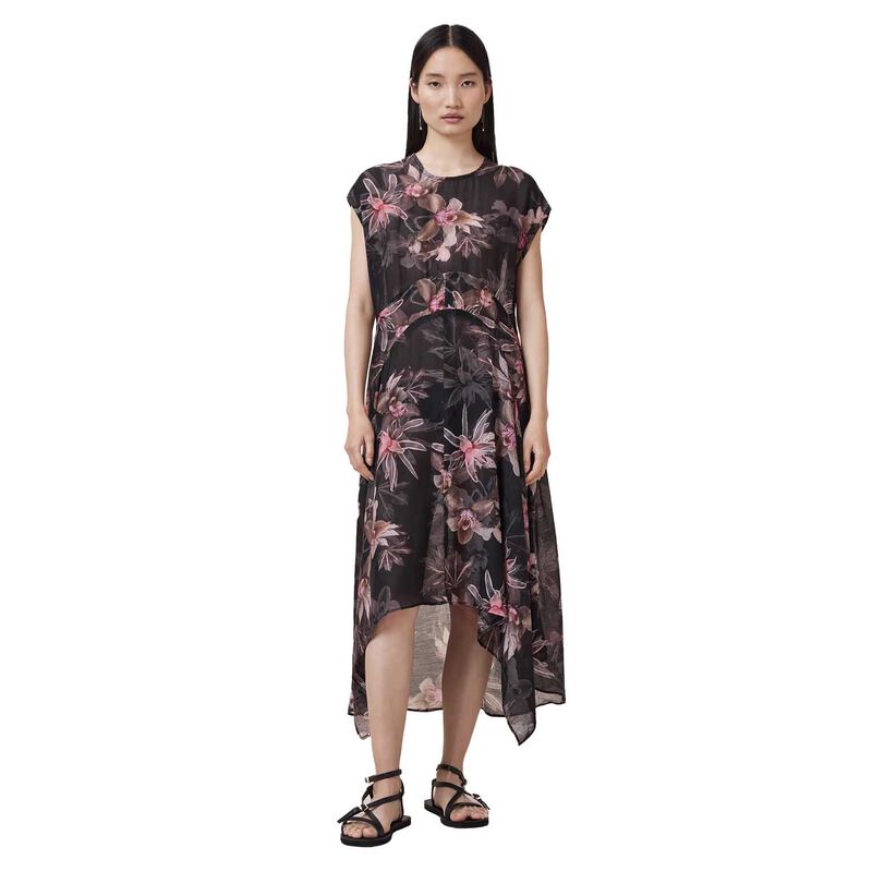AllSaints Arwen Floral Print Maxi Dress image number 0